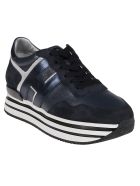 Blue Leather H222 Sneakers Hogan Blue Leather H222 Sneakers - Blue