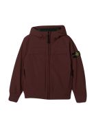 Stone Island Junior Red Stone Island Sweatshirt Stone Island Junior Red Stone Island Sweatshirt - Rosso
