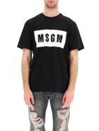 MSGM Logo Box T-shirt MSGM Logo Box T-shirt - BLACK (Black)