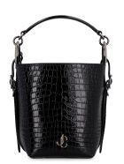 Jimmy Choo Varenne Leather Bucket Bag Jimmy Choo Varenne Leather Bucket Bag - black