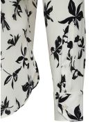 Saint Laurent Camicia In Seta Crepe De Chine Con Stampa Orchidea Selvatica Saint Laurent Camicia In Seta Crepe De Chine Con Stampa Orchidea Selvatica - White