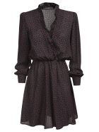 Ruffled Mid-Length Dress Department 5 Ruffled Mid-Length Dress - Black