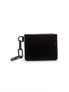 Dolce & Gabbana Horsehide Card Holder With Ring And Heat-stamped Logo Dolce & Gabbana Horsehide Card Holder With Ring And Heat-stamped Logo - NERO