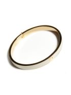 Tory Burch Kira Enamel 7mm Bracelet Tory Burch Kira Enamel 7mm Bracelet - Tory Gold Gold New Ivory