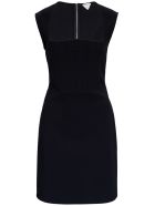 Bottega Veneta Viscose Silk Dress With Cape Sleeves Bottega Veneta Viscose Silk Dress With Cape Sleeves - Nero