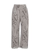 Pleats Please Issey Miyake Wide Cropped Pants Pleats Please Issey Miyake Wide Cropped Pants - BROWN