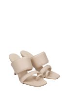 Perni Sandals In Beige Leather Gia X Pernille Teisbaek Perni Sandals In Beige Leather - Beige