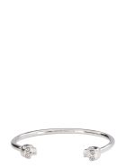 Alexander McQueen Twin Skull Brass Bracelet Alexander McQueen Twin Skull Brass Bracelet - silver