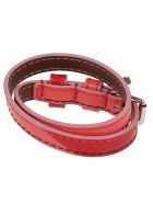 Alexander McQueen Double Wrap Bracele Alexander McQueen Double Wrap Bracele - Bright Pink W Red