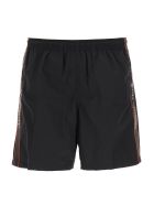 Alexander McQueen Swim Trunks With Logo Selvedge Alexander McQueen Swim Trunks With Logo Selvedge - Nero