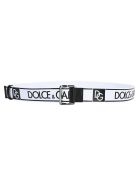 Dolce&gabbana Branded Tape Belt Dolce & Gabbana Dolce&gabbana Branded Tape Belt - WHITE