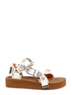 SUICOKE Buckle-embellished Flatform Sandals SUICOKE Buckle-embellished Flatform Sandals - Brown