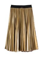 Givenchy Pleated Skirt In Gold Lamé Givenchy Pleated Skirt In Gold Lamé - Metallic
