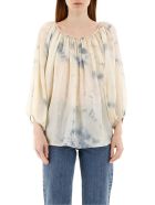 Mes Demoiselles Castellan Top Mes Demoiselles Castellan Top - BLUE COMBO (Beige)