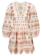 Zimmermann The Brighton Plunge Dress Zimmermann The Brighton Plunge Dress - MULTI ORANGE