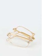 Cartier Eyewear CT0115O Eyewear Cartier Eyewear CT0115O Eyewear - Gold Gold Transparent