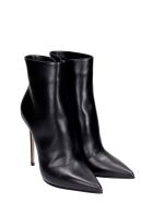 Le Silla Eva 120 High Heels Ankle Boots In Black Leather Le Silla Eva 120 High Heels Ankle Boots In Black Leather - black