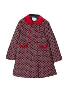 Gucci Blue And Red Coat Gucci Blue And Red Coat - Blu/rosso