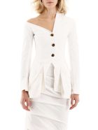 A.W.A.K.E. Mode Asymmetrical Blazer A.W.A.K.E. Mode Asymmetrical Blazer - WHITE (White)