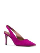 L'Autre Chose Pink Suede Leather Pumps L'Autre Chose Pink Suede Leather Pumps - Fuxia