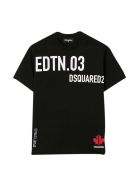 Dsquared2 Black Teen T-shirt Dsquared2 Black Teen T-shirt - Nera