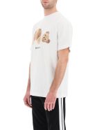 Palm Angels Ice Bear Print T-shirt Palm Angels Ice Bear Print T-shirt - Bianco