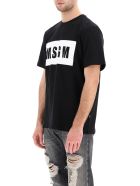 MSGM Logo Box T-shirt MSGM Logo Box T-shirt - BLACK (Black)