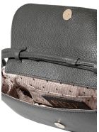 RED Valentino Pebbled Leather Shoulder Bag RED Valentino Pebbled Leather Shoulder Bag - Black