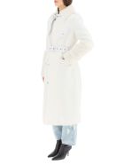 Mr & Mrs Italy Cotton Trench Coat With Leather And Shearling Inserts Mr & Mrs Italy Cotton Trench Coat With Leather And Shearling Inserts - OFF WHITE SAIL WHITE (White)
