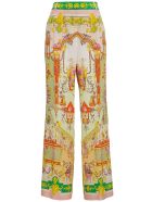 Etro Silk Trousers With Multicolor Print Etro Silk Trousers With Multicolor Print - Multicolor
