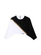 Balmain Two-tone Sweatshirt Balmain Two-tone Sweatshirt - Bianco