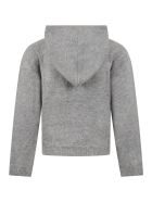 Sonia Rykiel Grey Swater For Girl With Logo Sonia Rykiel Grey Swater For Girl With Logo - Grey