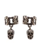 Alexander McQueen Skull Chain Earcuff Alexander McQueen Skull Chain Earcuff - Metallic
