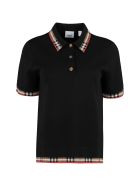 Burberry Knitted Wool Polo Shirt Burberry Knitted Wool Polo Shirt - black