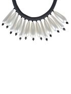 Maria Calderara Teardrop Necklace Maria Calderara Teardrop Necklace - Pearl/Black