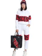 Sweatshirt In White Cotton GCDS Sweatshirt In White Cotton - White