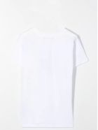 Balmain T-shirt With Writings Balmain T-shirt With Writings - White