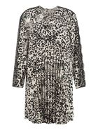 RED Valentino Printed Pleated Dress RED Valentino Printed Pleated Dress - Multicolor