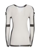 Issey Miyake Crew Neck Sweater Issey Miyake Crew Neck Sweater - White