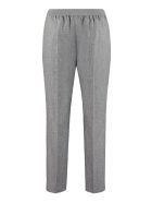 Agnona Wool And Mohair Tailored Trousers Agnona Wool And Mohair Tailored Trousers - grey