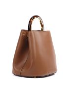 Pannier Bag In Brown Leather Marni Pannier Bag In Brown Leather - Sienna