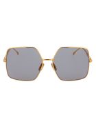 Ff 0439/s Sunglasses Fendi Ff 0439/s Sunglasses - 001JO YELLOW GOLD