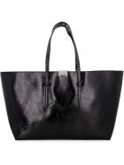 Off-White Leather Tote Off-White Leather Tote - black