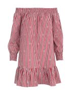 Michael Kors Sailor Knot Bar Shoulder Dress Michael Kors Sailor Knot Bar Shoulder Dress - Rosso