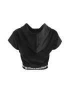 T by Alexander Wang Corduroy Hoodie T by Alexander Wang Corduroy Hoodie - Black