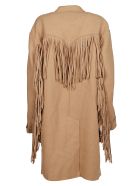 R13 Cappotto Fringe Raw Cut R13 Cappotto Fringe Raw Cut - Camel