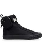 Prada Prada Wheel Re-nylon High-top Sneakers Prada Prada Wheel Re-nylon High-top Sneakers - black
