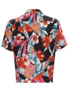 Saint Laurent Lyocell Multicolor Hawaiian Shirt Saint Laurent Lyocell Multicolor Hawaiian Shirt - Multicolor