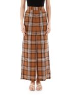 A.W.A.K.E. Mode Checkered Pant Skirt A.W.A.K.E. Mode Checkered Pant Skirt - BROWN BEIGE WHITE CHECK (Brown)