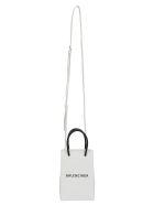 Balenciaga Shopping Phone Holder Bag Balenciaga Shopping Phone Holder Bag - Bianco